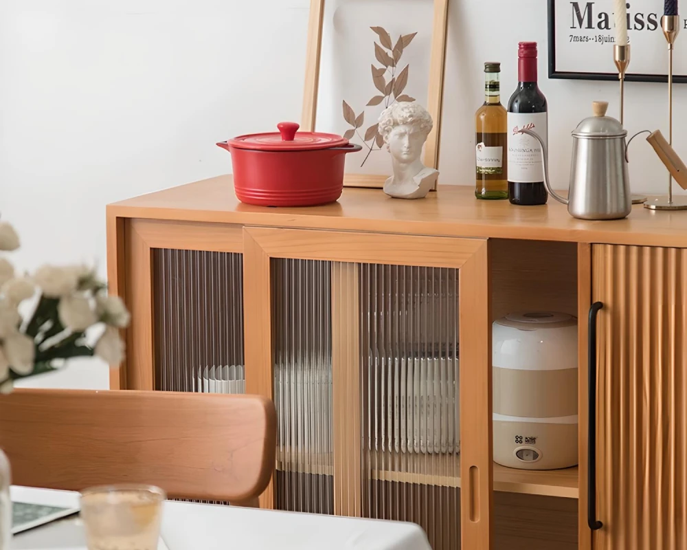 wood sideboard buffet cabinet